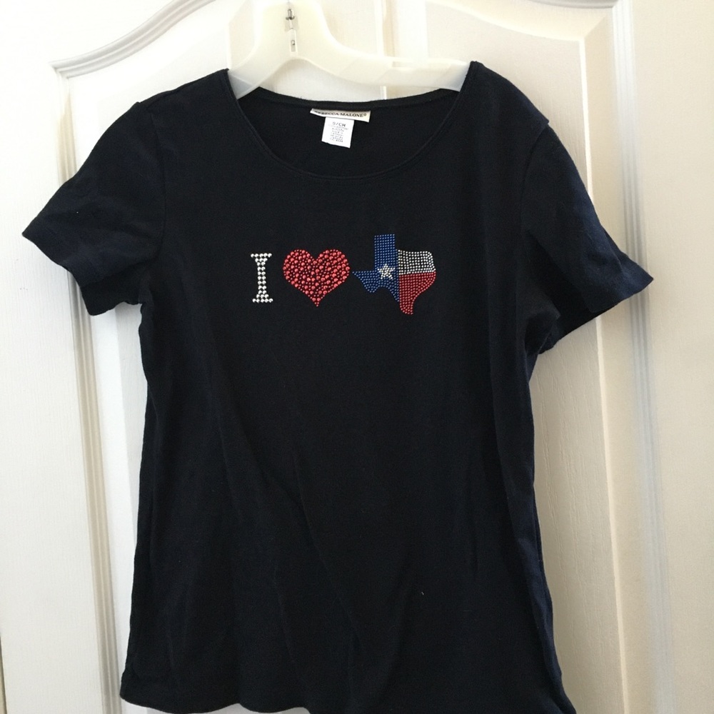FINAL MARKDOWN Rebecca Malone I love Texas tee small